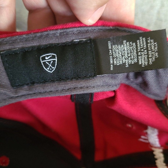 Nike Golf Hat Red Adjustable Edwin Watts Golf Cotton WA Westminster Academy FL - Picture 7 of 10